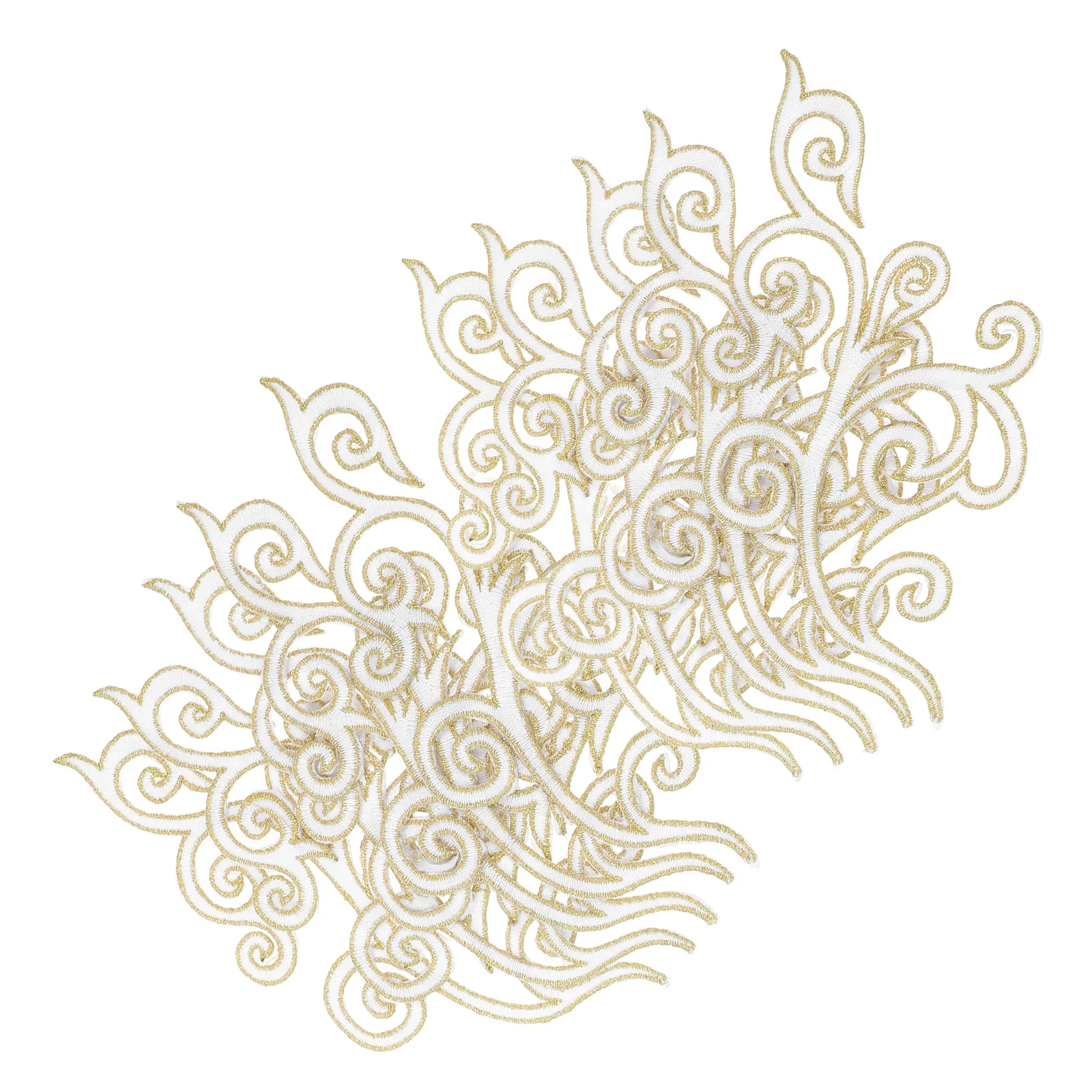 10pcs Back Glue Embroidery Stickers Round Patch Appliques Charm Badge Bride Gold Trim Ribbon Sequin Flower Lace
10pcs Back Glue Embroidery Stickers Round Patch Appliques Charm Badge Bride Gold Trim Ribbon Sequin Flower Lace