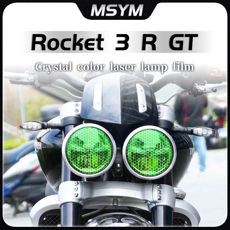 For Triumph Rocket 3R 3GT ROCKET 3 R 3 GT Honeycomb laser transparent headlight film smoked black tail light film accessories
For Triumph Rocket 3R 3GT ROCKET 3 R 3 GT Honeycomb laser transparent headlight film smoked black tail light film accessories