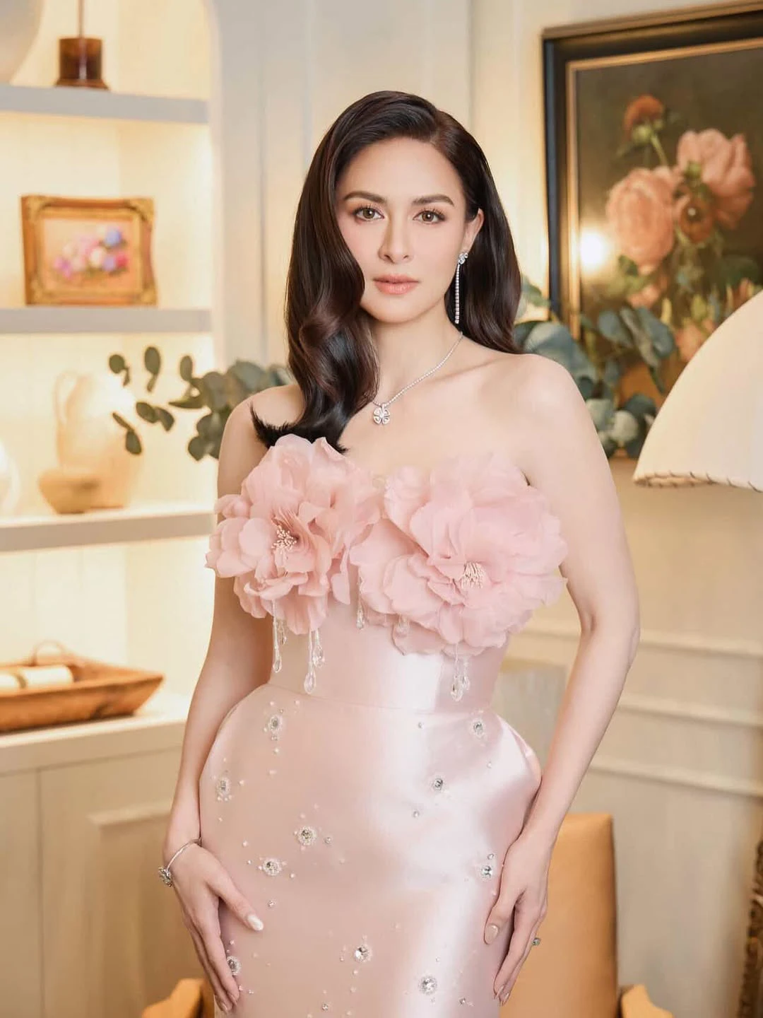 Ofherown 3D Flower Strapless Beaded Crystal Prom Gown New Blush Satin Evening Dress Elegant Formal Party Straight Maxi Dress
Ofherown 3D Flower Strapless Beaded Crystal Prom Gown New Blush Satin Evening Dress Elegant Formal Party Straight Maxi Dress