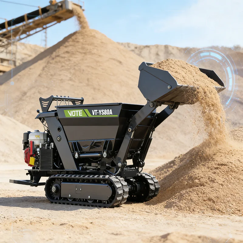 Customized Mini Tracked Dumper Self-Loading Crawler Dumper for Garden Landscaping and Construction Work
Customized Mini Tracked Dumper Self-Loading Crawler Dumper for Garden Landscaping and Construction Work