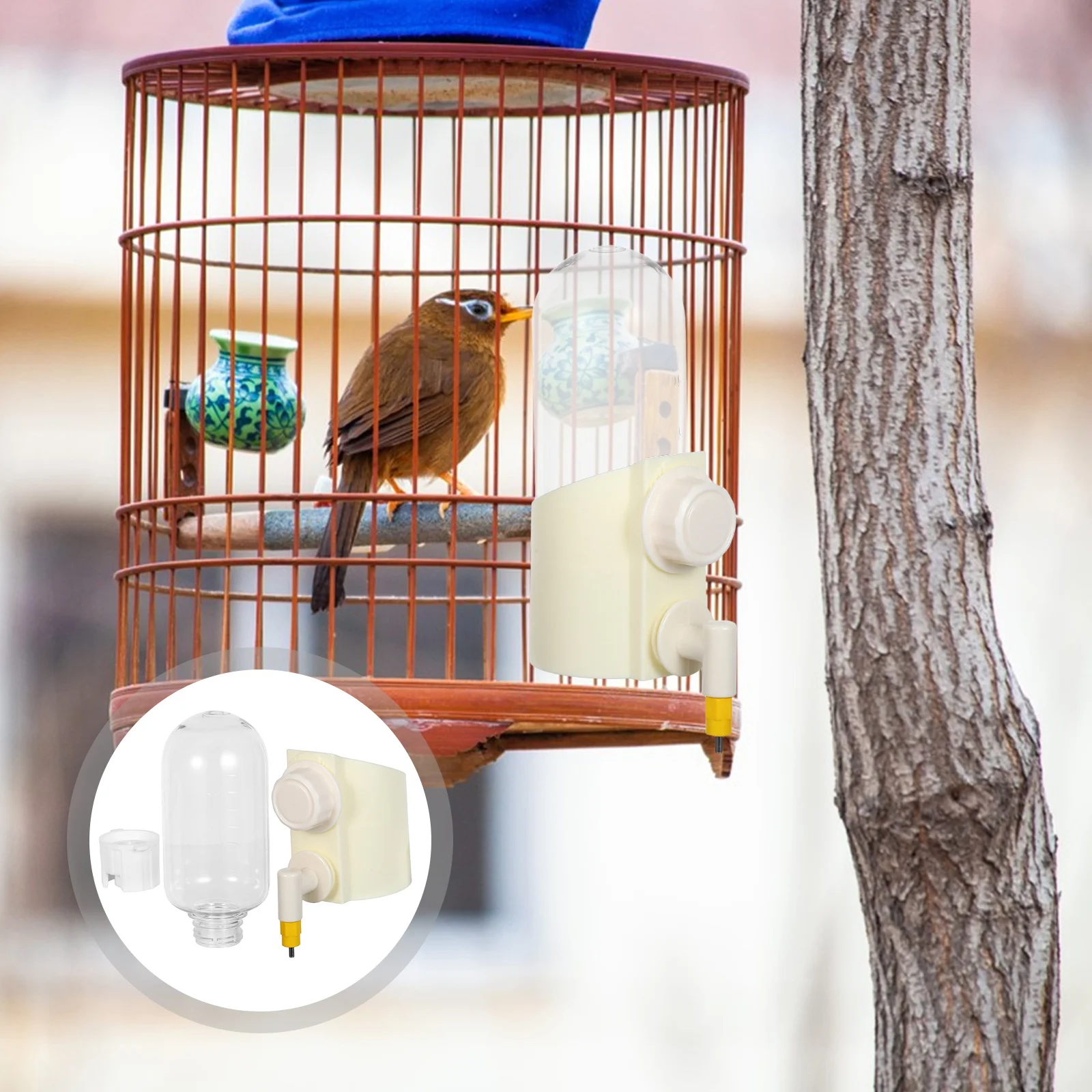Automatic Bird Water Feeder Plastic Hanging Dispenser for Small Birds Finches Parakeets Budgies Spillproof Quiet Adjustable Flow
Automatic Bird Water Feeder Plastic Hanging Dispenser for Small Birds Finches Parakeets Budgies Spillproof Quiet Adjustable Flow
