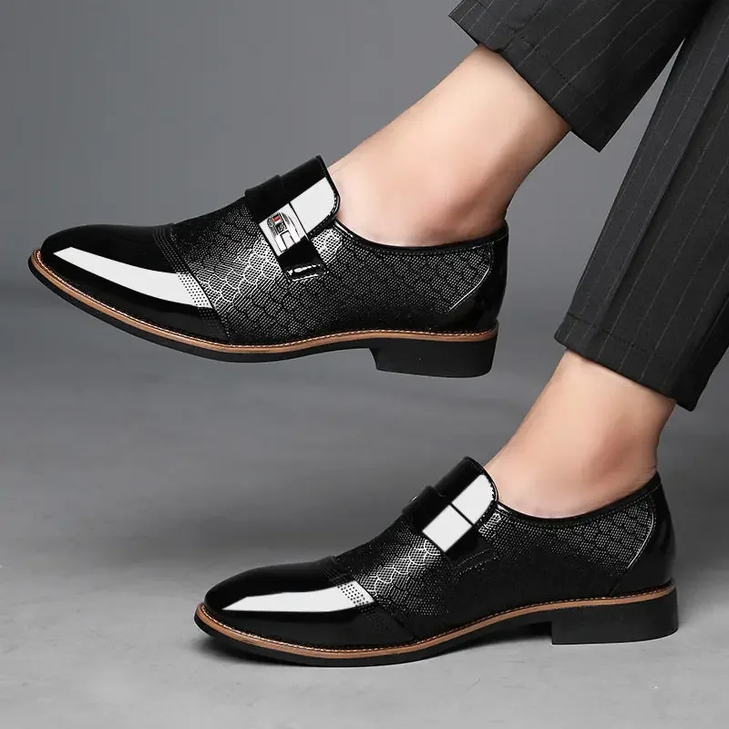 Social Shoe for Men Spring Autumn Pointed Toe Dress Shoes Man 2024 Trend Gentleman Leather Casual Clothing Office Style Business
Social Shoe for Men Spring Autumn Pointed Toe Dress Shoes Man 2024 Trend Gentleman Leather Casual Clothing Office Style Business