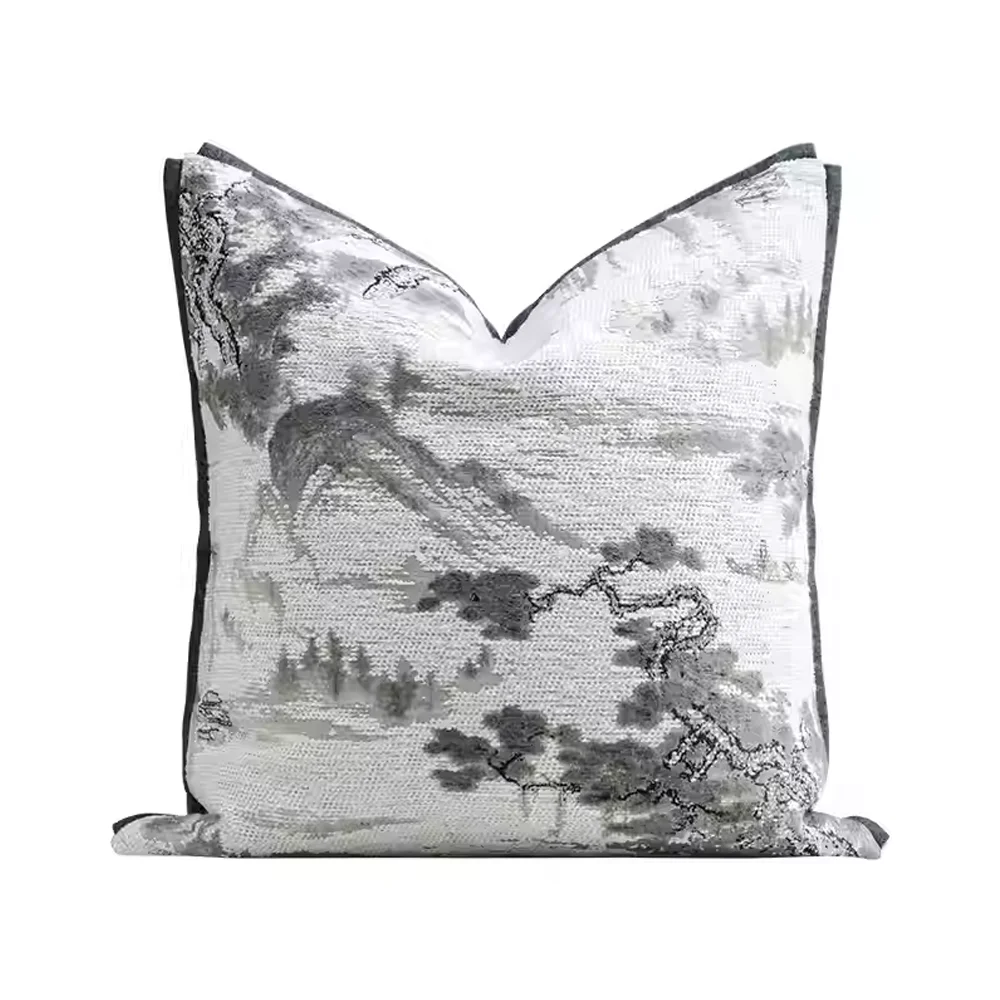 RUIYI Modern New Chinese-Style Luxury Sofa Landscape Painting Artistic Jacquard Throw Pillow Bed Headboard Cushion Cover Home
RUIYI Modern New Chinese-Style Luxury Sofa Landscape Painting Artistic Jacquard Throw Pillow Bed Headboard Cushion Cover Home