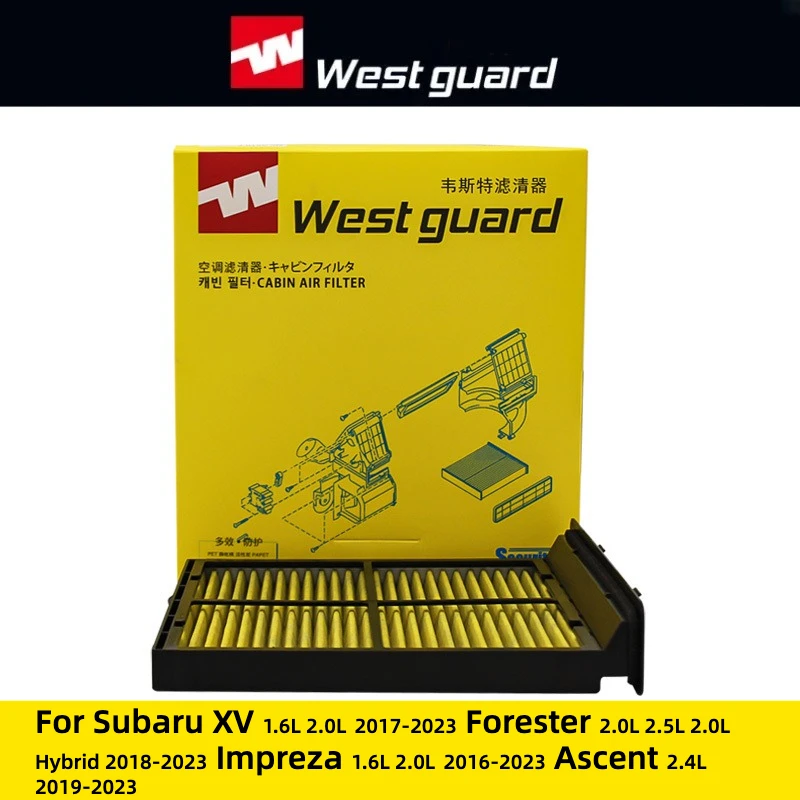 For SUBARU Forester Impreza XV 1.6 2.0 2.5 19-21 72880FL000 MK9810P WESTGUARD Activated Carbon Air Cabin Filter LA2005
For SUBARU Forester Impreza XV 1.6 2.0 2.5 19-21 72880FL000 MK9810P WESTGUARD Activated Carbon Air Cabin Filter LA2005
