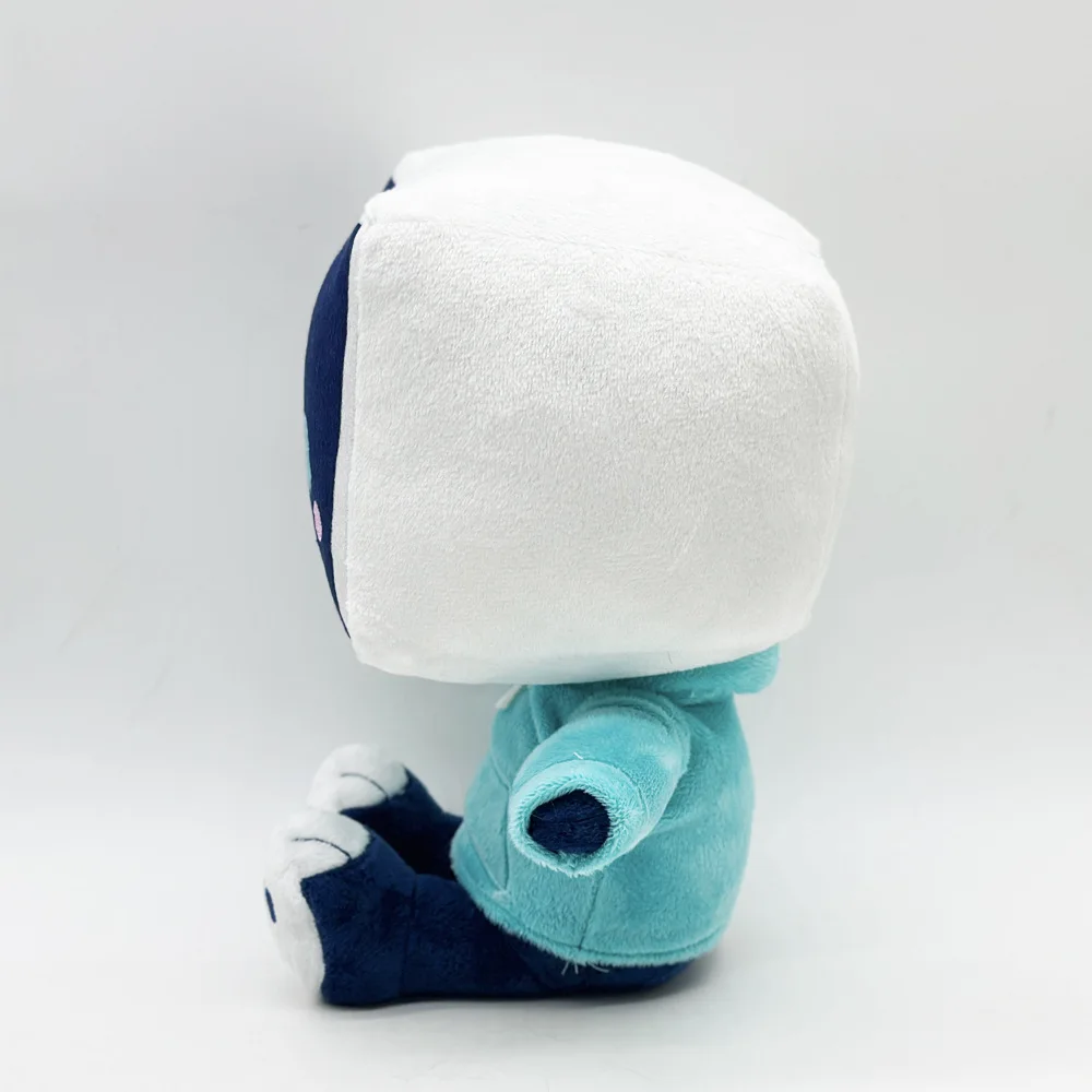 Милая плюшевая кукла Минбитт в виде компьютерной головы, 23 см, мягкая игрушка с кошачьими лапками и бирюзовым худи, подарок для детей
Милая плюшевая кукла Минбитт в виде компьютерной головы, 23 см, мягкая игрушка с кошачьими лапками и бирюзовым худи, подарок для детей