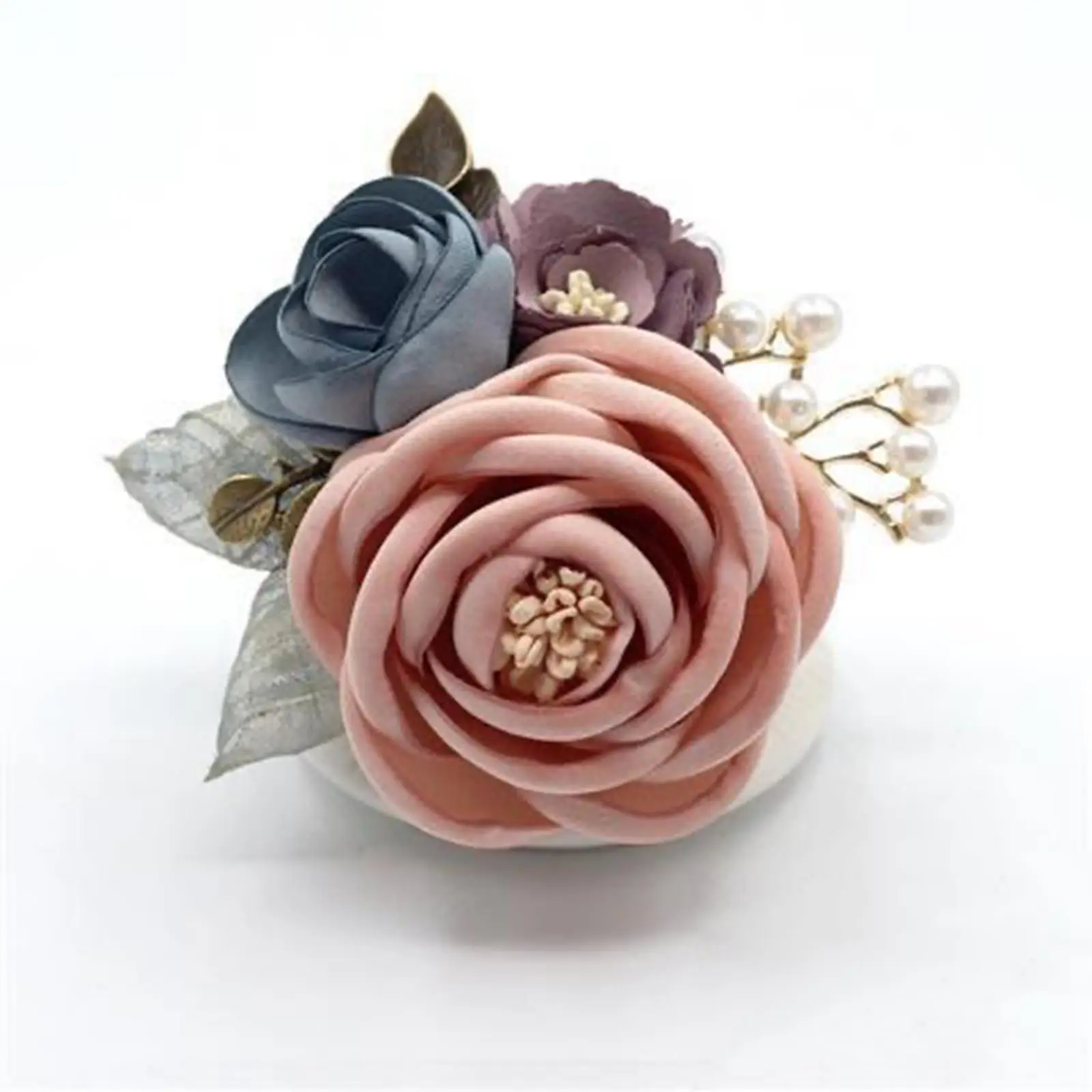 Handmade Rose Boutonniere Artificial Flower Corsage Ribbon Flower for and
Handmade Rose Boutonniere Artificial Flower Corsage Ribbon Flower for and