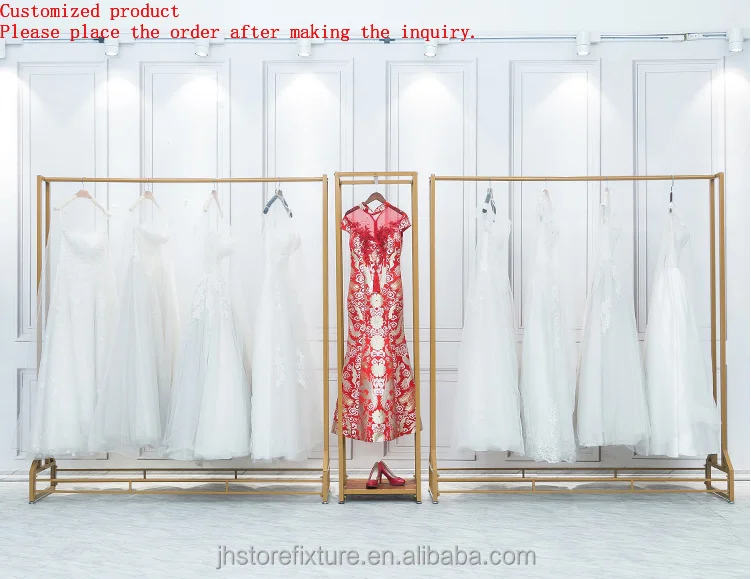 Free Standing Dress Racks Metal Rack Garment Display Stand Hanging Long Dresses Heavy Duty Retail Boutiques Clothes Rack
Free Standing Dress Racks Metal Rack Garment Display Stand Hanging Long Dresses Heavy Duty Retail Boutiques Clothes Rack