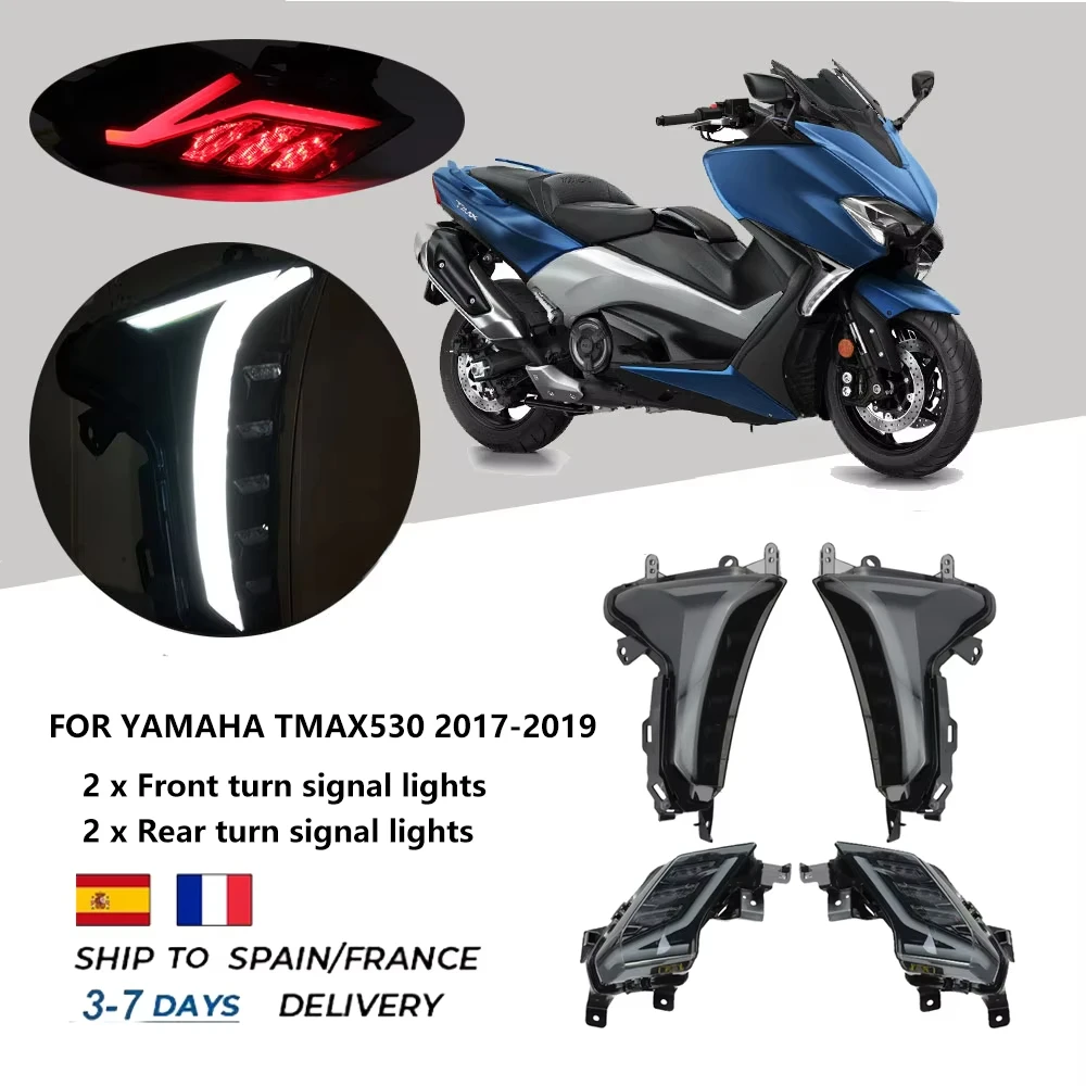 For TMAX 530 LED Turn Signal Lights Emark Rear Tail Brake Light For Yamaha TMAX530 T max T-MAX 530 2017 2018 2019 SX DX Blinker
For TMAX 530 LED Turn Signal Lights Emark Rear Tail Brake Light For Yamaha TMAX530 T max T-MAX 530 2017 2018 2019 SX DX Blinker