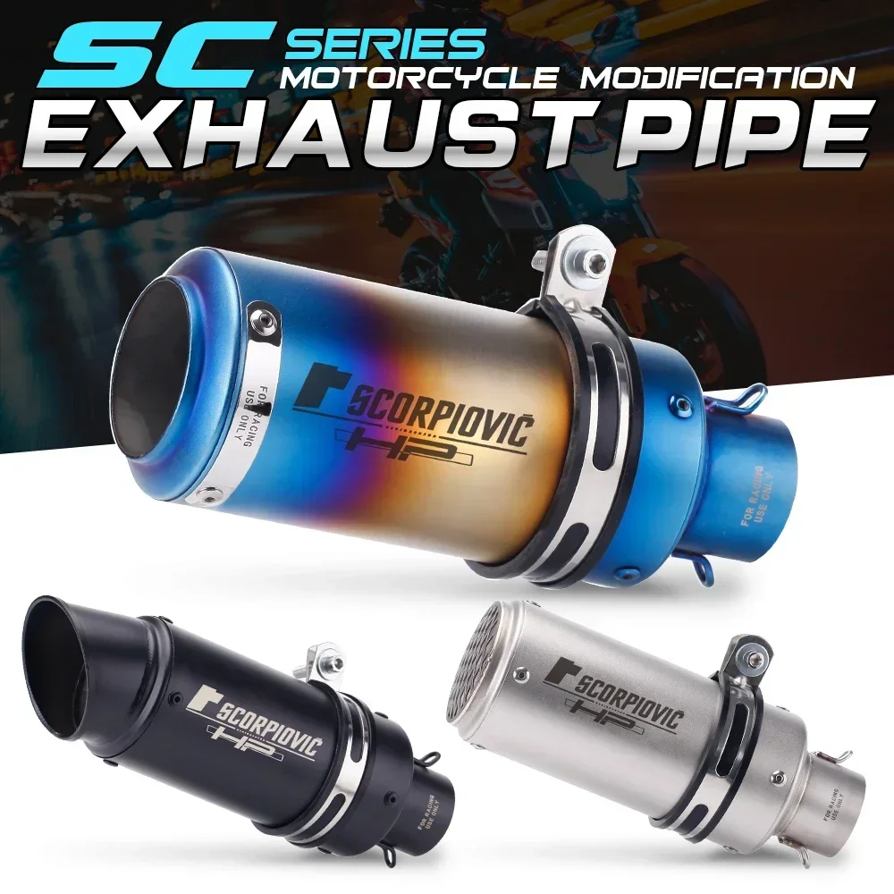 51mm Racing Motorcycle Exhaust Silencer Muffler GP-project Universal Sport Bike Muffler
51mm Racing Motorcycle Exhaust Silencer Muffler GP-project Universal Sport Bike Muffler