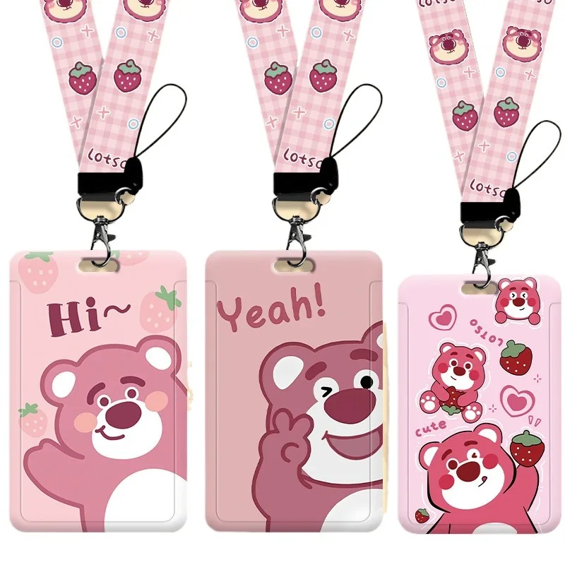 Disney Lotso Card Holder with Lanyard for Students Doctors Nurses Cute Cartoon Design School Campus Work ID Badge Holder
Disney Lotso Card Holder with Lanyard for Students Doctors Nurses Cute Cartoon Design School Campus Work ID Badge Holder