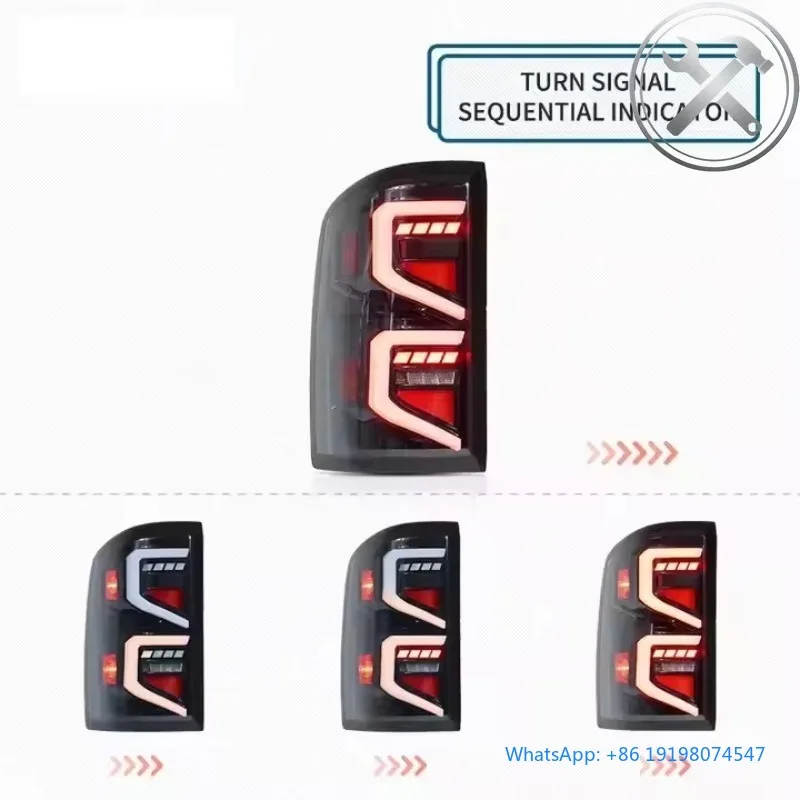 Manufacturer New Style 2014-2018 Sequential Turn Signal Full LED Taillights Assembly Waterproof Rear Brake Lights Pickup Truck A
Manufacturer New Style 2014-2018 Sequential Turn Signal Full LED Taillights Assembly Waterproof Rear Brake Lights Pickup Truck A
