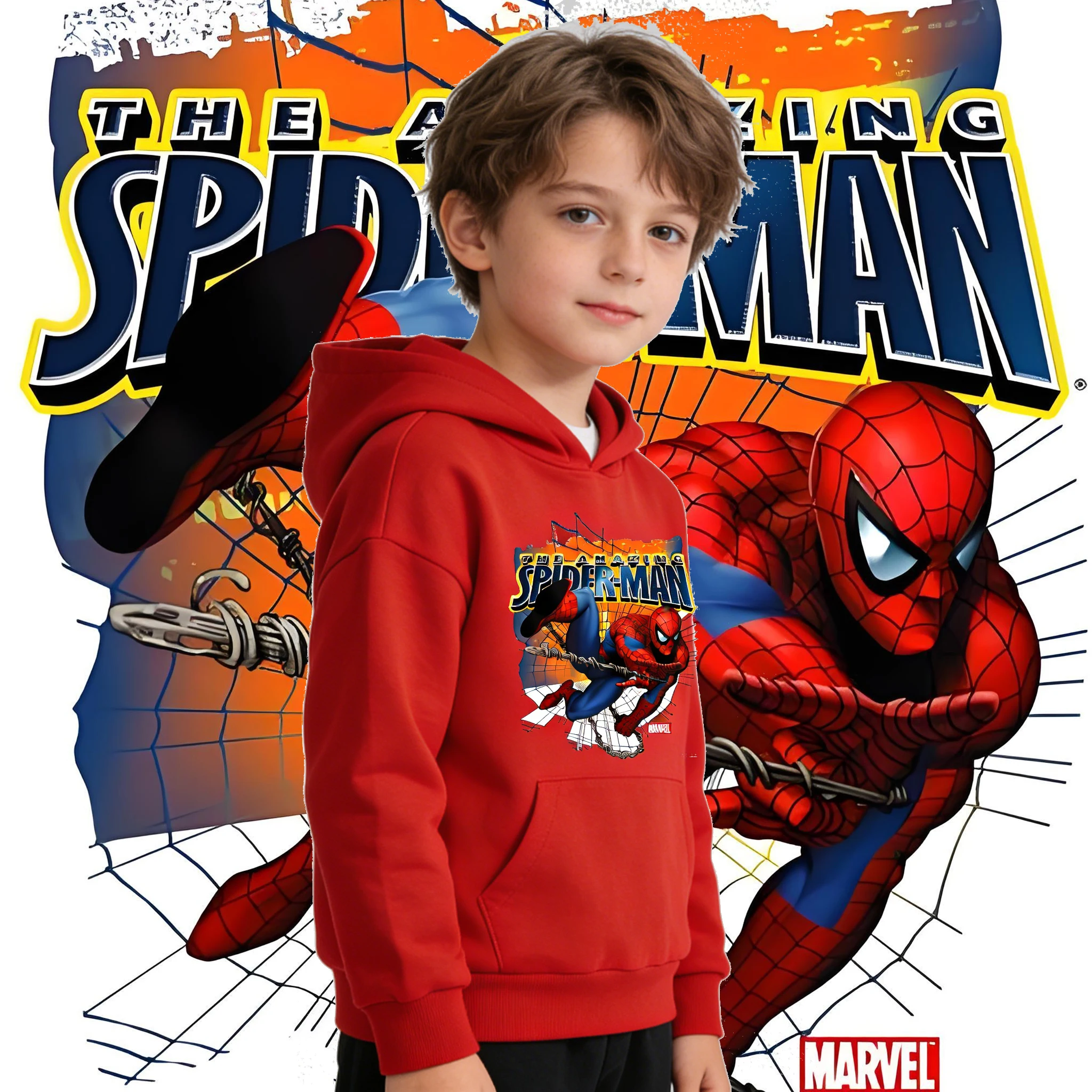 Толстовка с капюшоном для косплея в стиле аниме «Человек-паук», зимняя одежда унисекс для больших детей, теплая повседневная куртка, идеальный подарок на праздничную вечеринку
Толстовка с капюшоном для косплея в стиле аниме «Человек-паук», зимняя одежда унисекс для больших детей, теплая повседневная куртка, идеальный подарок на праздничную вечеринку