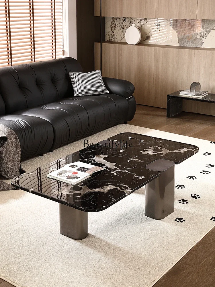 Italian minimalist marble coffee table household light luxury modern minimalist creative rectangle
Italian minimalist marble coffee table household light luxury modern minimalist creative rectangle