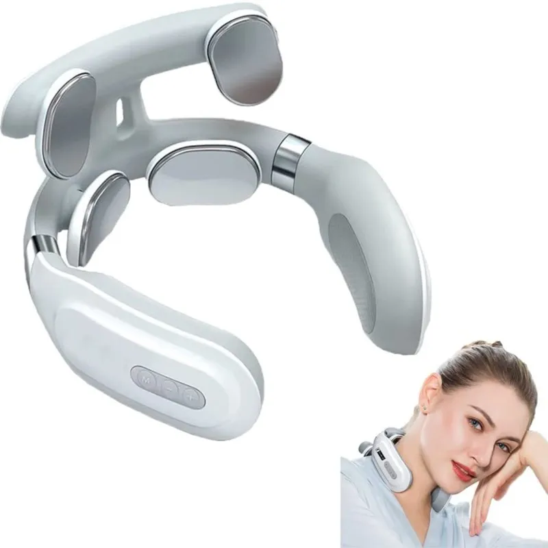 Cordless Portable Electric Neck Cervical Pulse Massager Relaxation Hot Compress Heads Muscle Pain Relief Health Care
Cordless Portable Electric Neck Cervical Pulse Massager Relaxation Hot Compress Heads Muscle Pain Relief Health Care