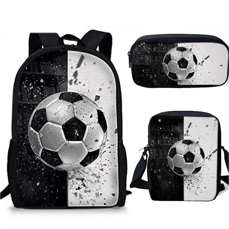 Harajuku Youthful Novelty football 3D Printed 3pcs/Set Student Travel bags Laptop Daypack Backpack Shoulder Bag Pencil Case
Harajuku Youthful Novelty football 3D Printed 3pcs/Set Student Travel bags Laptop Daypack Backpack Shoulder Bag Pencil Case