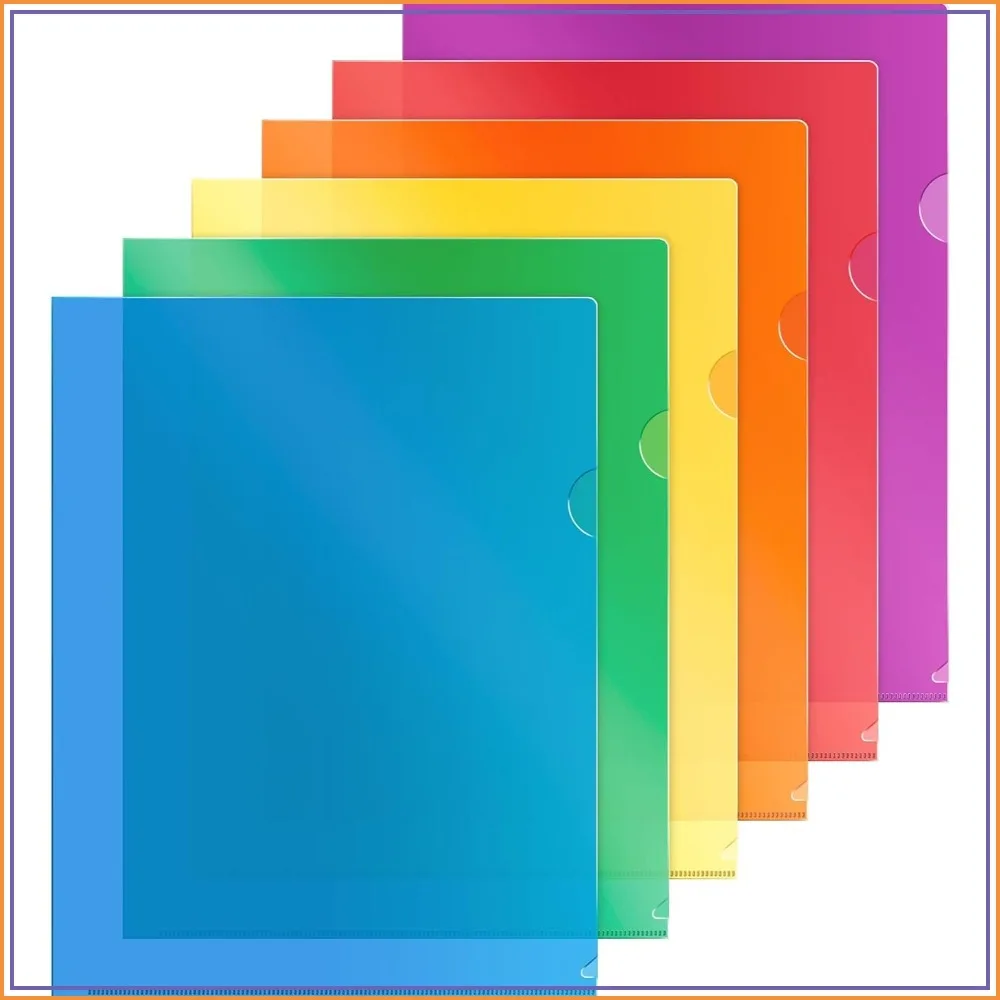 Clear Plastic Folders for Documents (12 Pack) - Letter Size 8.5x11, Durable Poly File Folder Sleeves for School Office & Home
Clear Plastic Folders for Documents (12 Pack) - Letter Size 8.5x11, Durable Poly File Folder Sleeves for School Office & Home