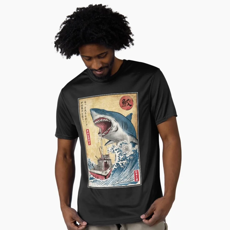 Hunting shark in Japan Gift t shirt for fisherman 100% cotton printed tee Short Sleeve Graphic Clothes All size tops S-6XL
Hunting shark in Japan Gift t shirt for fisherman 100% cotton printed tee Short Sleeve Graphic Clothes All size tops S-6XL