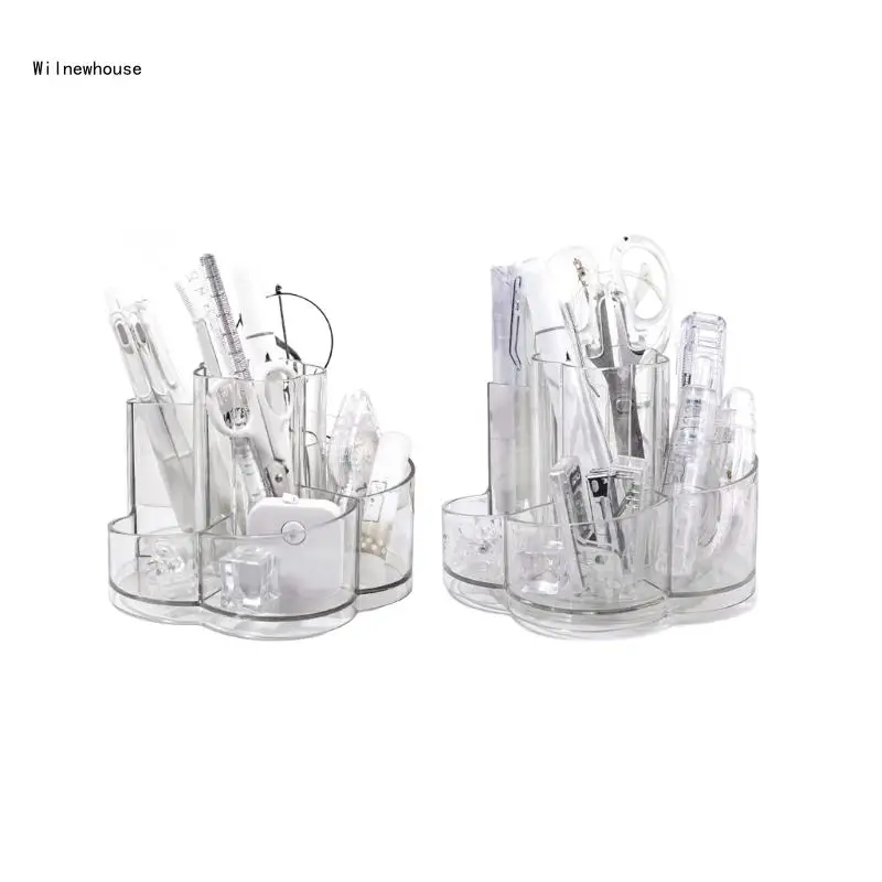 Clear Cosmetic Holder Tray with Rotation for Makeup Brushes and Accessories Dropship
Clear Cosmetic Holder Tray with Rotation for Makeup Brushes and Accessories Dropship