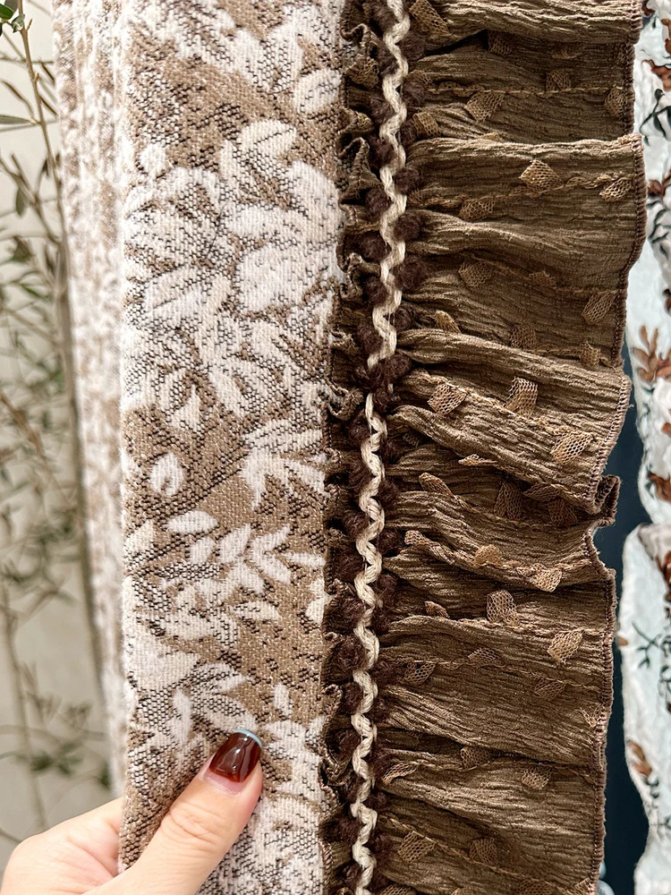Retro Chinese Style Bedroom Curtain High Density Wool Fluff Embroidery Light Blocking Living Room Window Treatment
Retro Chinese Style Bedroom Curtain High Density Wool Fluff Embroidery Light Blocking Living Room Window Treatment