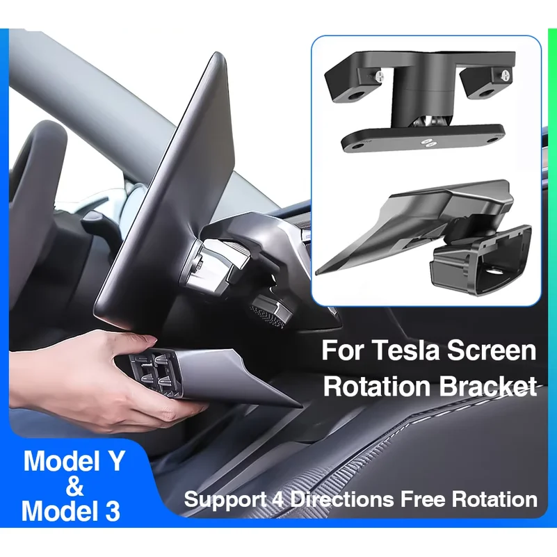 Screen Rotating Bracket for Tesla 2017-2024 Model Y Model 3 Swivel Mount Highland Display Rotating Kit Monitor Rotate Holder
Screen Rotating Bracket for Tesla 2017-2024 Model Y Model 3 Swivel Mount Highland Display Rotating Kit Monitor Rotate Holder