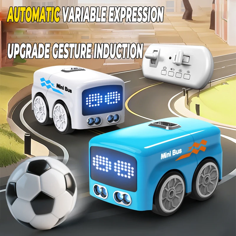Smart Intelligent Mini Bus RC Car Gesture Induction Follow Automatic Avoidance Cartoon Remote Control Cars for Kids Boy Toy Gift
Smart Intelligent Mini Bus RC Car Gesture Induction Follow Automatic Avoidance Cartoon Remote Control Cars for Kids Boy Toy Gift