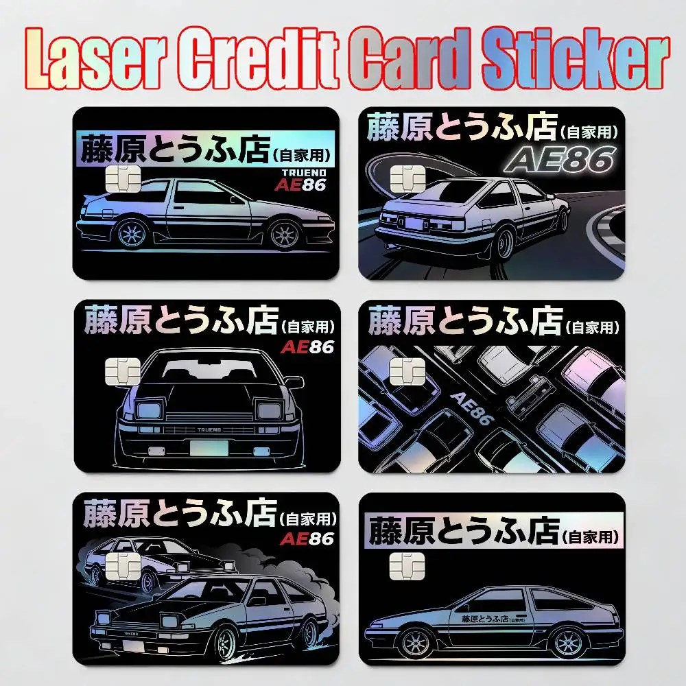 NEW FOR TOYOTA AE86 JDM Laser Reflective Card Skin Sticker For Debit Credit Card
NEW FOR TOYOTA AE86 JDM Laser Reflective Card Skin Sticker For Debit Credit Card