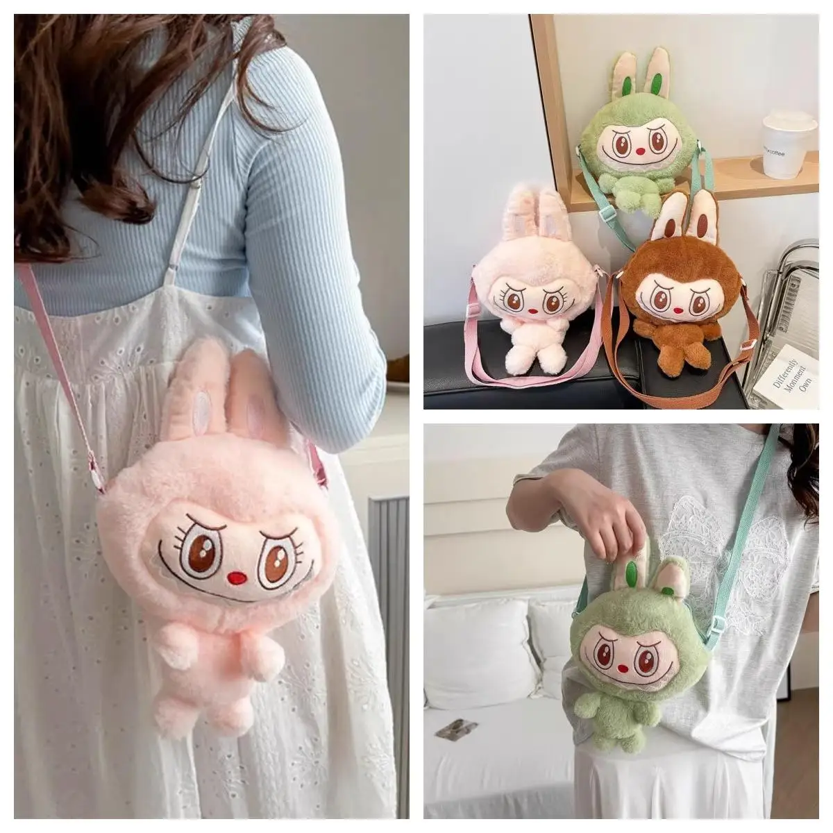 30Cm Labubbu Cartoon Plush Backpack Cute Girls' Single-Shoulder Bag Large-Capacity Crossbody Bag Plush Doll Storage Bag Gift
30Cm Labubbu Cartoon Plush Backpack Cute Girls' Single-Shoulder Bag Large-Capacity Crossbody Bag Plush Doll Storage Bag Gift