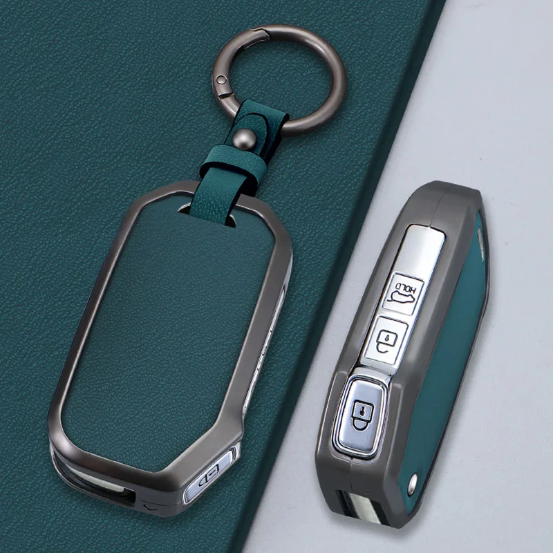 Zinc Alloy Leather Car Key case Fob Cover For KIA Sportage R Stinger GT Sorento Ceed CD Cerato Forte SELTOS 2019 Accessories
Zinc Alloy Leather Car Key case Fob Cover For KIA Sportage R Stinger GT Sorento Ceed CD Cerato Forte SELTOS 2019 Accessories