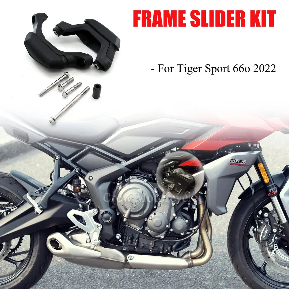 Motorcycle Black Engine Guard Anti Crash Frame Slider Fall Protection Falling Crash Protector Cover New For Tiger Sport 660 2022
Motorcycle Black Engine Guard Anti Crash Frame Slider Fall Protection Falling Crash Protector Cover New For Tiger Sport 660 2022