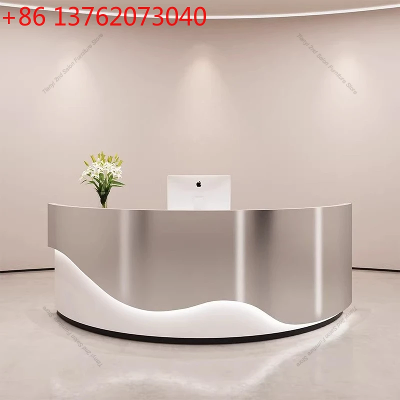 Nordic Simple Cashier Counter Modern High-End Company Reception Desk Medical Beauty Dental Clinic Office Furniture pulpitos
Nordic Simple Cashier Counter Modern High-End Company Reception Desk Medical Beauty Dental Clinic Office Furniture pulpitos