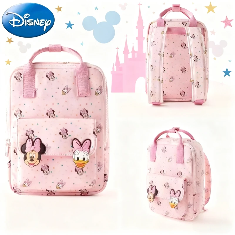 Новая милая детская сумка через плечо с изображением Минни Диснея, детский рюкзак, модная школьная сумка, розовый рюкзак для детского сада для девочек
Новая милая детская сумка через плечо с изображением Минни Диснея, детский рюкзак, модная школьная сумка, розовый рюкзак для детского сада для девочек