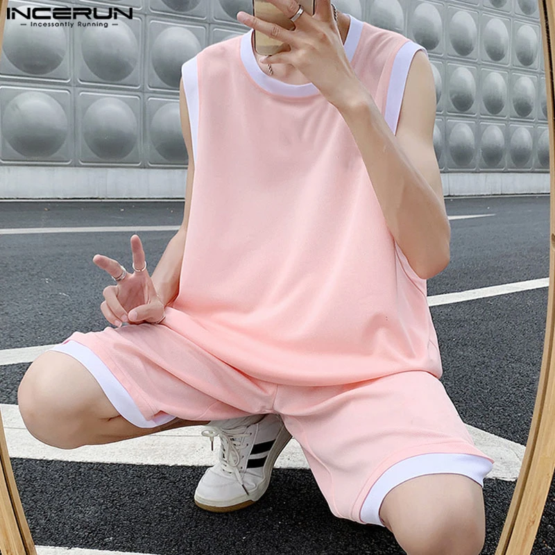 Men Sets Patchwork Summer 2025 O-neck Sleeveless Tank Tops & Shorts 2PCS Streetwear Korean Style Loose Men Casual Suits INCERUN
Men Sets Patchwork Summer 2025 O-neck Sleeveless Tank Tops & Shorts 2PCS Streetwear Korean Style Loose Men Casual Suits INCERUN