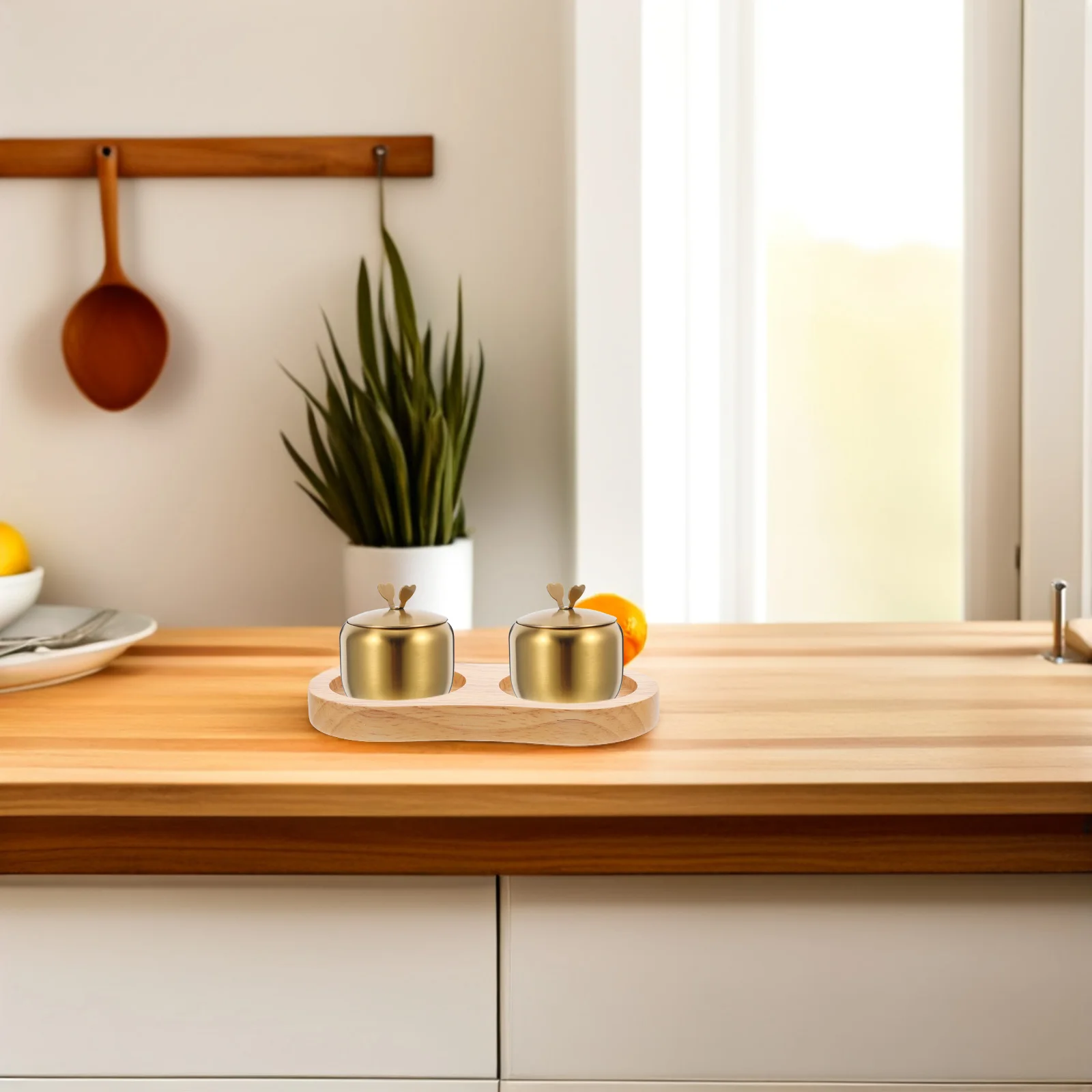 Condiment Grinder Antislip Wooden Base Tray Kitchen Countertop Coffee Bar Organizer Salt Pepper Syrup Holder Dining Sauce
Condiment Grinder Antislip Wooden Base Tray Kitchen Countertop Coffee Bar Organizer Salt Pepper Syrup Holder Dining Sauce