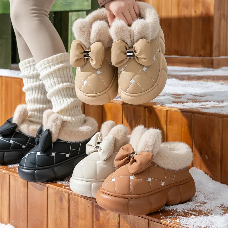 Butterfly Knot Rabbit Ears Stepping on Shit Feeling Bag Heels Cotton Shoes Warm and Anti slip Cute fugitive Princess
Butterfly Knot Rabbit Ears Stepping on Shit Feeling Bag Heels Cotton Shoes Warm and Anti slip Cute fugitive Princess