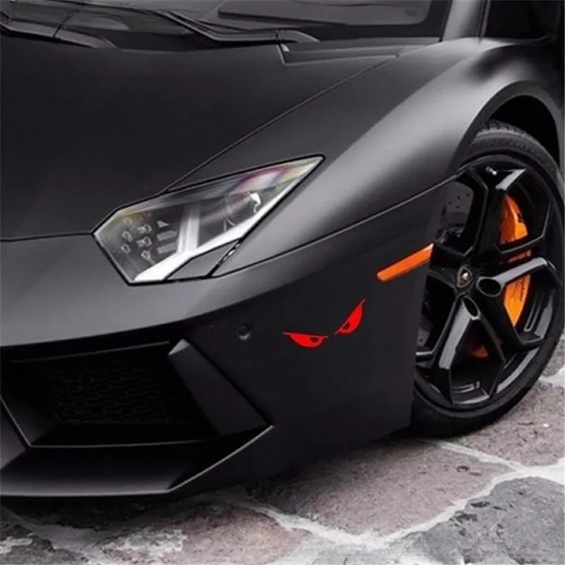 1PCS Evil Eyes No Fear Motorcycle Helmet Stickers – Reflective White Decals M2 5.5"x1.5" for Biker Safety
1PCS Evil Eyes No Fear Motorcycle Helmet Stickers – Reflective White Decals M2 5.5"x1.5" for Biker Safety