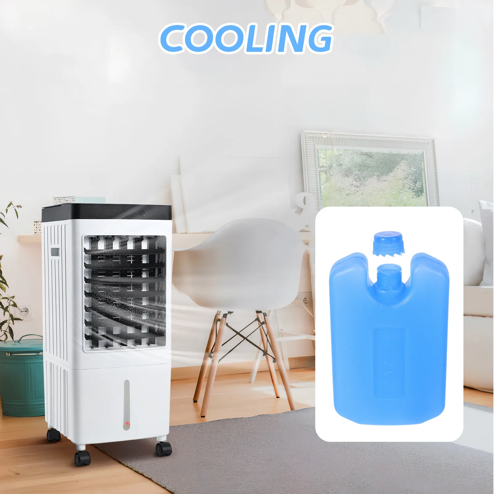 4Pcs Ice Packs for Air Conditioner Fan Medium Size Reusable Cooling Blocks Rapid Cooling Replacement Tray Portable Cooler Ice
4Pcs Ice Packs for Air Conditioner Fan Medium Size Reusable Cooling Blocks Rapid Cooling Replacement Tray Portable Cooler Ice