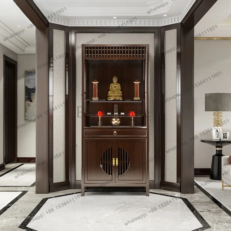 God of Wealth Altar Table Buddha Shrine Home Altar Table Solid Wood New Chinese Style
God of Wealth Altar Table Buddha Shrine Home Altar Table Solid Wood New Chinese Style