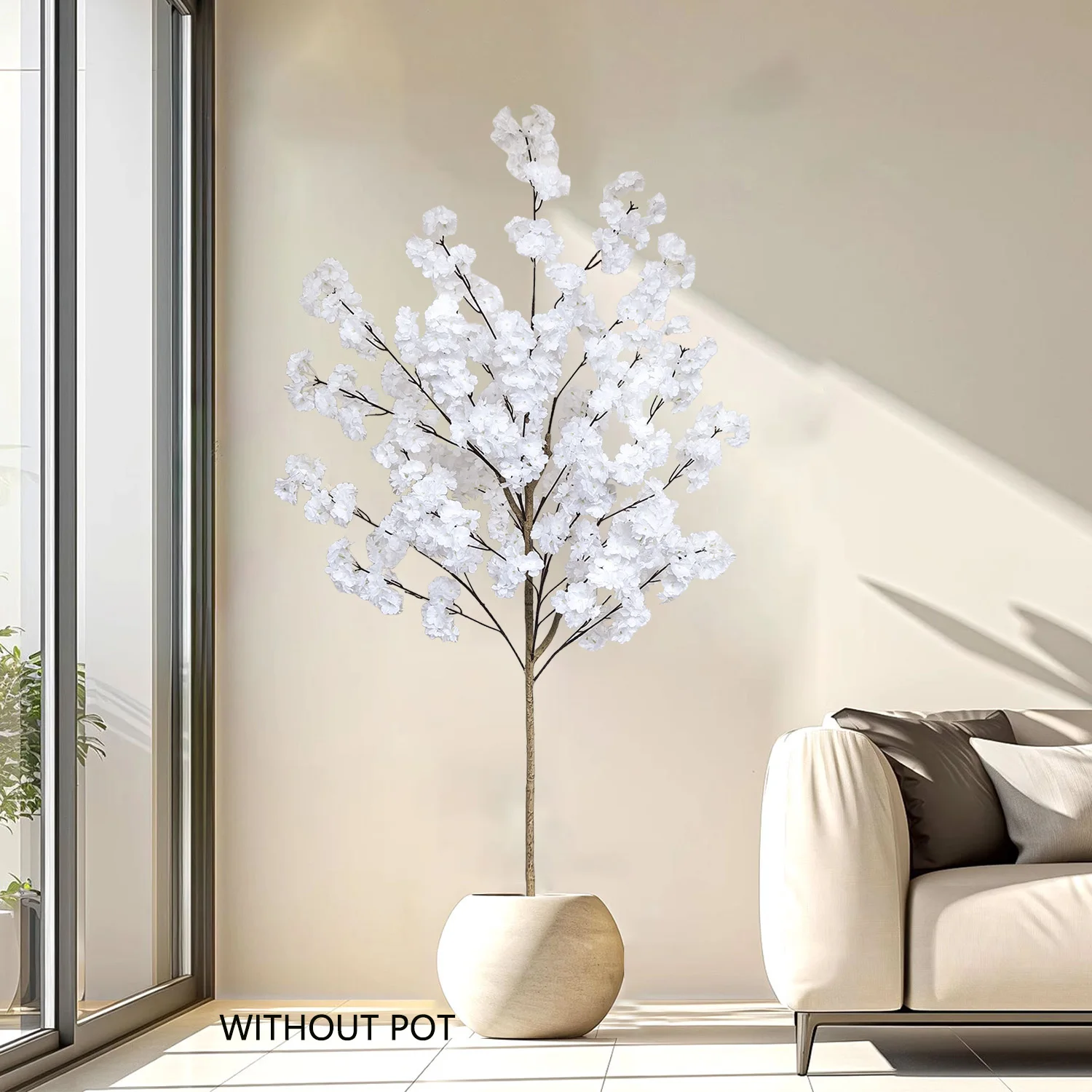 130-180 см новое искусственное белое вишневое дерево желаний домашний декор с пластиковым горшком и мохом в помещении для свадебных вечеринок и сада
130-180 см новое искусственное белое вишневое дерево желаний домашний декор с пластиковым горшком и мохом в помещении для свадебных вечеринок и сада