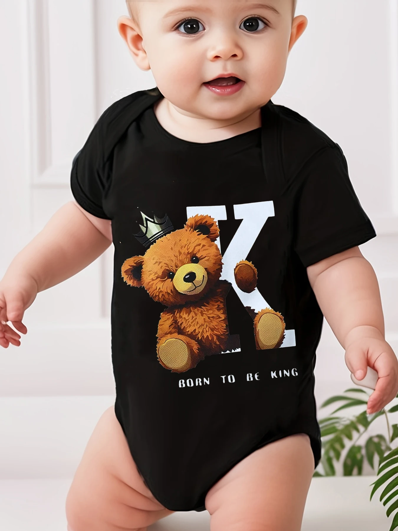 Newborn Baby Boy Cute Bear Printed Bodysuit One-piece for baby
Newborn Baby Boy Cute Bear Printed Bodysuit One-piece for baby