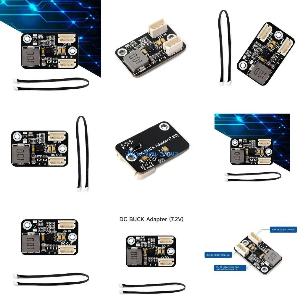 20CE Step Down Power Supply Module DC9-36V to DC7.2V Converter Board for SC15 SC09 Servo Motor
20CE Step Down Power Supply Module DC9-36V to DC7.2V Converter Board for SC15 SC09 Servo Motor