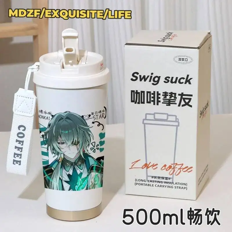 Honkai: Star Rail Anaxa Stainless Steel Acg High-Capacity Double Drinking Straw Style Vacuum Cup Send To Friends Birthday Presen
Honkai: Star Rail Anaxa Stainless Steel Acg High-Capacity Double Drinking Straw Style Vacuum Cup Send To Friends Birthday Presen