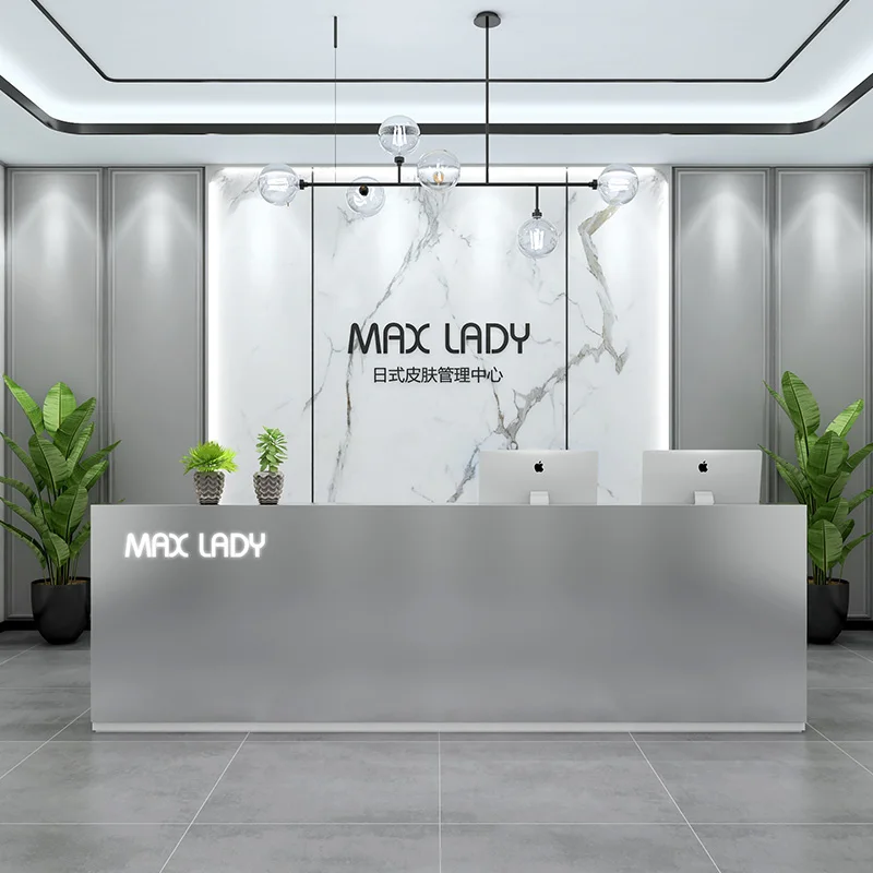 Modern stainless steel checkout page Clothing store Small counter Beauty salon Reception restaurant Bar table
Modern stainless steel checkout page Clothing store Small counter Beauty salon Reception restaurant Bar table