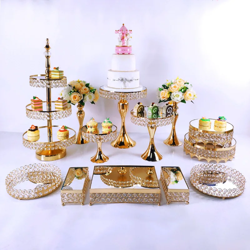 8/10pcs Western Dessert Table Buffet Cake Three layer Dim sum rack Decorative display rack Iron cake rack
8/10pcs Western Dessert Table Buffet Cake Three layer Dim sum rack Decorative display rack Iron cake rack