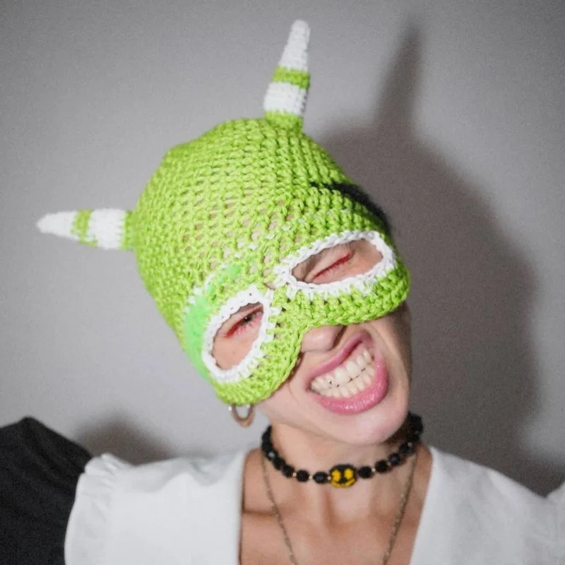 Halloween Horn Devil Hat Women Autumn And Winter Knitted Colorful Picture Props Y2K-GIRL Hat with Crocheted Angel Horn Hat
Halloween Horn Devil Hat Women Autumn And Winter Knitted Colorful Picture Props Y2K-GIRL Hat with Crocheted Angel Horn Hat