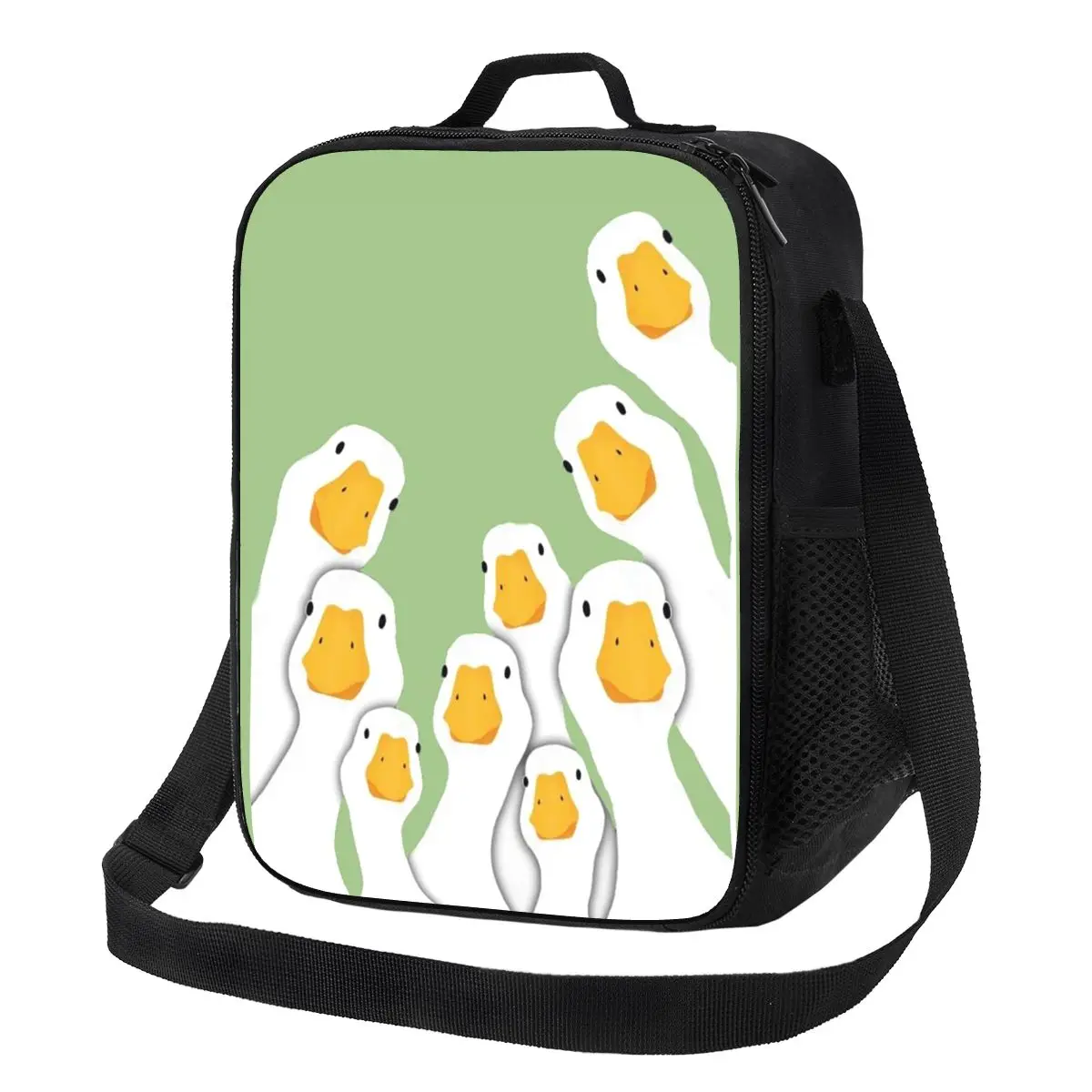 Популярная изолированная сумка для обеда с изображением гуся и животных для школы, коробки для хранения еды для пикника, портативный контейнер, термобокс для обеда, сумка
Популярная изолированная сумка для обеда с изображением гуся и животных для школы, коробки для хранения еды для пикника, портативный контейнер, термобокс для обеда, сумка