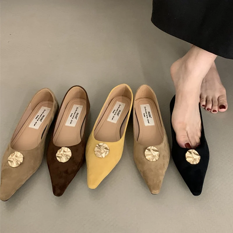 New Pointed Toe Women Ballet Flats Shoes Fashion Shallow Autumn Ladies Ballerina Comfort Soft Sole Loafer Shoes Casual Moccasin
New Pointed Toe Women Ballet Flats Shoes Fashion Shallow Autumn Ladies Ballerina Comfort Soft Sole Loafer Shoes Casual Moccasin