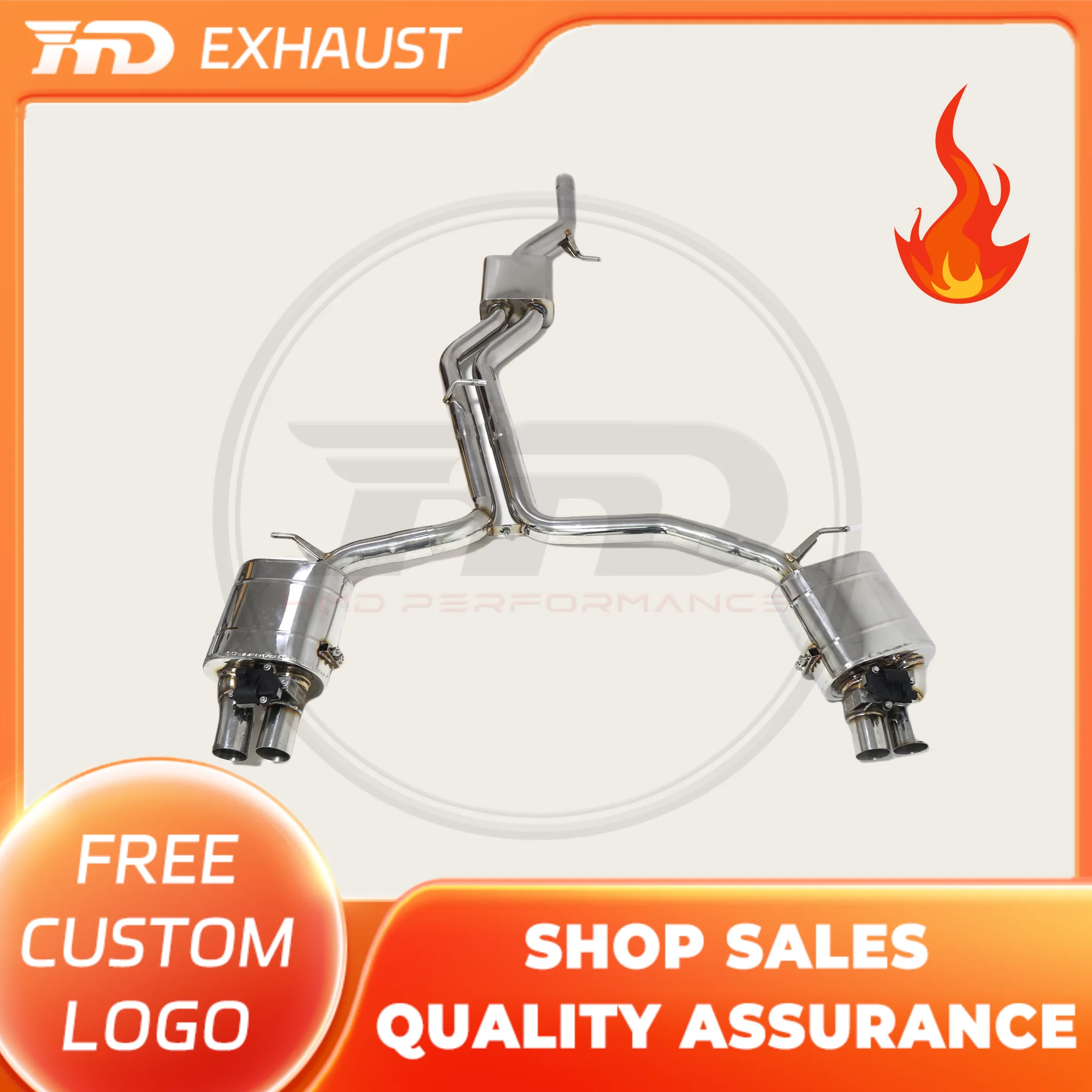 HMD Hot sale Exclusive customization Stainless Steel Exhaust System Performance Catback for Audi A6 A7 C8 2.0T Valve Muffler
HMD Hot sale Exclusive customization Stainless Steel Exhaust System Performance Catback for Audi A6 A7 C8 2.0T Valve Muffler