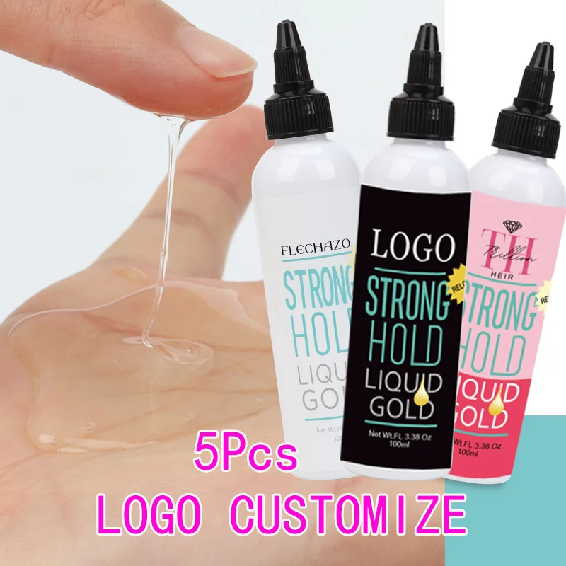 Liquid Gold Lace Glue Personalized Logo 5Pcs Clear Lace Wig Glue For Bald Cap Strong Hold Wig Install Glue For Applying Wigs
Liquid Gold Lace Glue Personalized Logo 5Pcs Clear Lace Wig Glue For Bald Cap Strong Hold Wig Install Glue For Applying Wigs