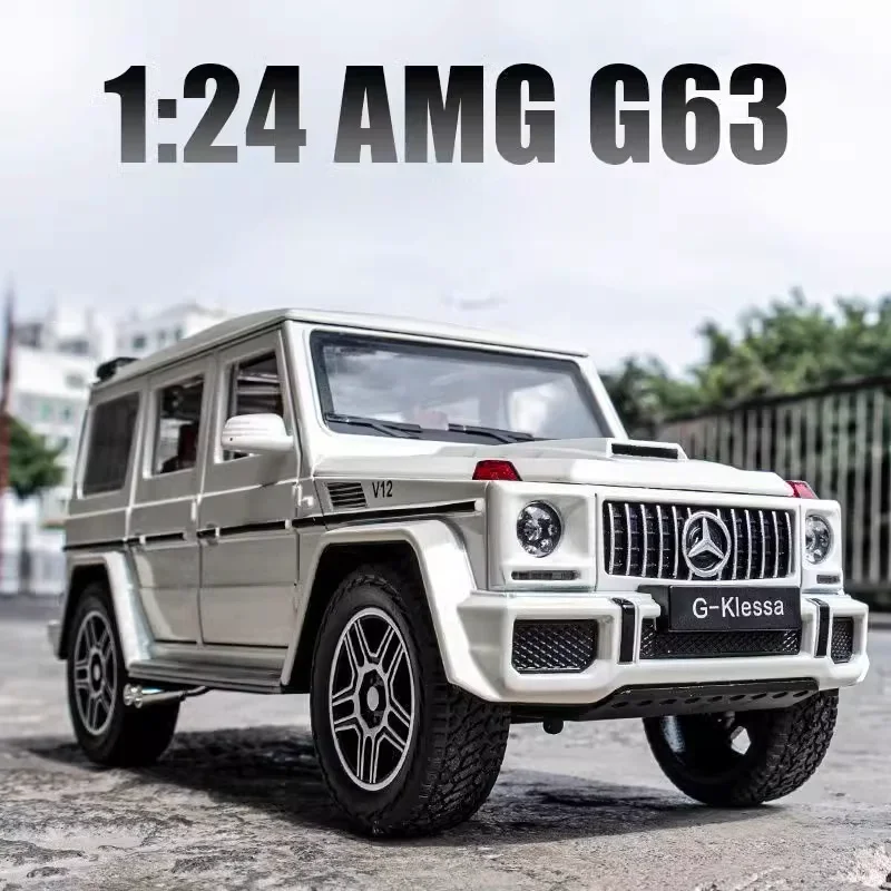 1:24 Mercedes-Benz Big g car model decoration G63 off-road diecasting alloy simulation car model children's toy boy's gift.
1:24 Mercedes-Benz Big g car model decoration G63 off-road diecasting alloy simulation car model children's toy boy's gift.
