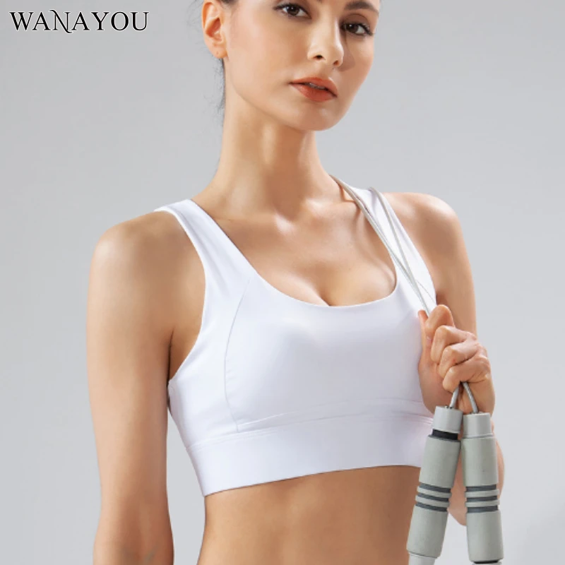 WANAYOU Plus Size Women Yoga Bra Quick Dry Sports Crop Tops High Gym Fitness Vest Cross Back Workout Bra Top Seamless Bra
WANAYOU Plus Size Women Yoga Bra Quick Dry Sports Crop Tops High Gym Fitness Vest Cross Back Workout Bra Top Seamless Bra